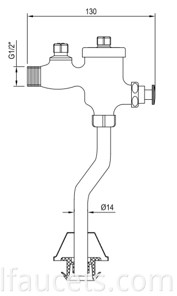 Sanitary ware flush valve